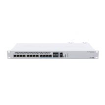 mikrotik Mikrotik CRS312-4C+8XG-RM verkkokytkin L3 10G Ethernet (100/1000/10000) 1U Valkoinen (CRS312-4C+8XG-RM)