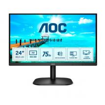 AOC B2 24B2XDM tietokoneen litteä näyttö 60,5 cm (23.8') 1920 x 1080 pikseliä Full HD LCD Musta (24B2XDM)