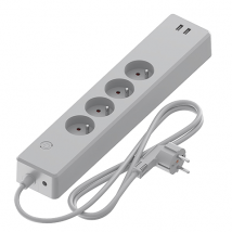 Calex Smart Home | Slimme Stekkerdoos | 4x + 2x USB Wifi