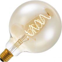 Lighto | LED filament | Grote fitting E27 | Globelamp | Goud | 125mm | 4W