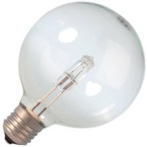 Halogeen gloeilamp | Grote fitting E27 | Globelamp | Helder | 95mm | 28W
