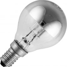 Halogeen gloeilamp | Kleine fitting E14 | Kogellamp | Helder | 45mm | 20W