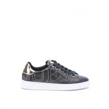 Damskie sneakersy czarne GUESS FL7RAZ BLACK