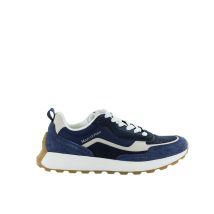Męskie skórzane niebieskie sneakersy MARC O'POLO 60223253501350-865