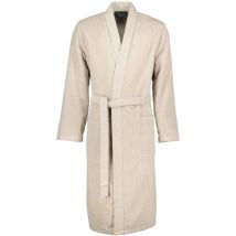 Cawö Bademäntel Herren Kimono Struktur 5509 - Farbe: sand - 339 - L