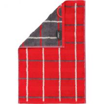 Cawö - Noblesse Square 1079 - Farbe: rot - 27 - Gästetuch 30x50 cm