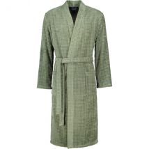 Cawö Bademäntel Herren Kimono Waffelpique 5508 - Farbe: field - 453 - S