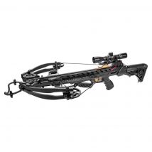 Ballesta compuesta negra lobo helado 175 lbs 375 FPS - Mankung