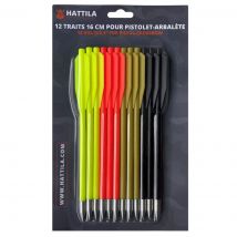 12 Flèches en plastique, pistolet arbalètes à une main 50 et 80 livres - Hattila