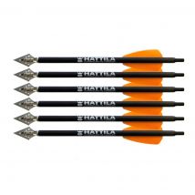 Lote de 6 flechas de caza para Ek-Archery Cobra RX ADDER y Cobra R9 - Hattila
