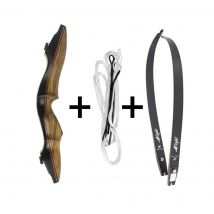 Kit arco extraíble Asas + ramas + cuerda White Feather Lark - White Feater