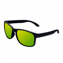 Sunglasses Hawkers Bold Matte Black - Gold Polarized
