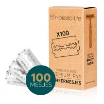 100 Navulmesjes Double Edge - Voor Safety Razor