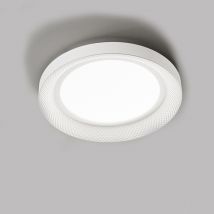 Plafoniera Contemporanea Hive Metallo Bianco Acrilico Led 40W Cct 3000/4000K