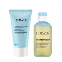 Duo Cheveux Antipelliculaire pour Homme | Shampoing Antipelliculaire & Exfoliant Cuir Chevelu | Elimine les pellicules et démangeaisons | Horace