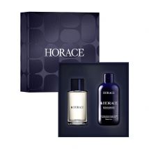 Horace Coffret &Horace Parfum et Gel Douche | Coffret Cadeau pour Homme | Eau de Parfum &Horace | Boisé & Frais | 100 ml Parfum & 250 ml Gel Douche