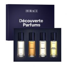 Horace Coffret Découverte Parfum | Cadeau Eau de Parfum pour Homme | Inclus 4 Parfums Bestsellers × 10 ml