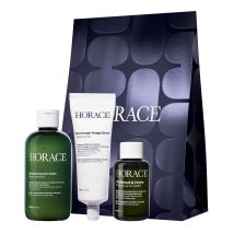 Horace Beard Trio Gift Set | Best Beard Care Gift for Men | Beard Scrub, Beard Shampoo & Beard Oil | Choose Your Fragrance | 3 Products | Save £4