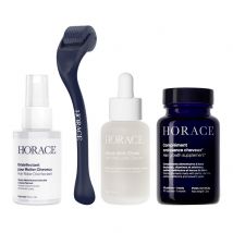 Kit Anti-Chute Intégral Horace | Traitement chute de cheveux homme | Sérum Anti-Chute, Dermaroller, Désinfectant et Complément Croissance Cheveux