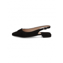 Veloursleder Slingpumps