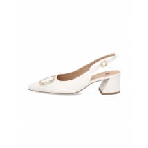 Glattleder Slingpumps