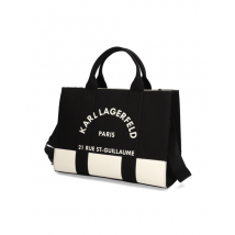 KARL LAGERFELD K/RSG SQUARE MD TOTE COL. BLK
