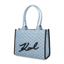 KARL LAGERFELD k/skuare md tote denim, Monogram