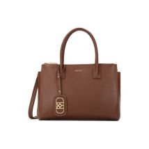 Stylische Lederhandtasche im Minimalstil