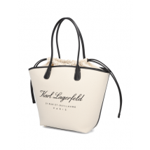 KARL LAGERFELD HOTEL KARL MEDIUM CANVAS BAG