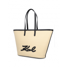 K/SIGNATURE RAFFIA MD TOTE