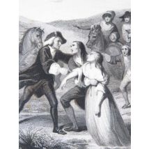 GOLDSMITH trad. NODIER Gravures JOHANNOT Vicaire Wakefield 1852 ROMANTISME