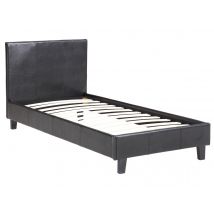 Letto "Lina" - 90 x 190 cm - Nero