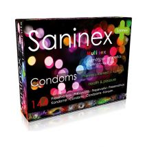 SANINEX CONDOMS 144 UDS MULTI SEX