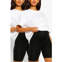 Maternité - Lot De 2 Shorts Cycliste De Grossesse - Noir - 38, Noir