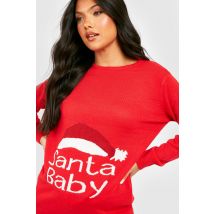 Maternité - Pull De Noël "Santa Baby" - Rouge - 42, Rouge