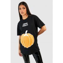 Maternité - T-Shirt De Grossesse À Slogan - Halloween - Noir - S, Noir