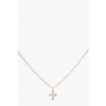 Collier Ras-Du-Cou À Croix - Or - One Size, Or