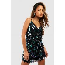 Robe Droite Pailletée - Multicolore - 38, Multicolore