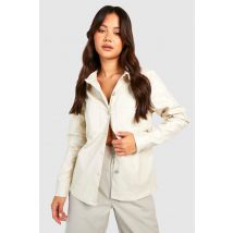 Veste Chemise En Jean - Blanc Écru - 36, Blanc Écru