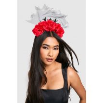 Serre-Tête Rose Et Araignée - Halloween - Noir - One Size, Noir