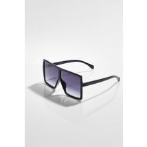 Lunettes De Soleil Oversize Carrées - Noir - One Size, Noir