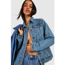 Veste En Jean Oversize - Rouge Vin - 44, Rouge Vin