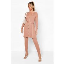 Ensemble Avec Cardigan Et Legging - Beige Sable - S, Beige Sable