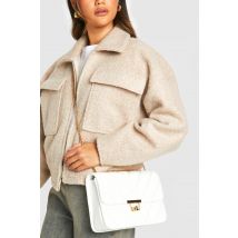 Sac À Bandoulière Matelassé - Blanc - Taille Unique, Blanc