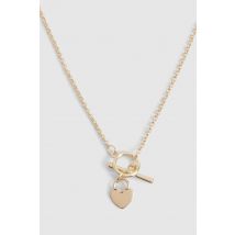 Collier À Pendentif Cœur - Or - One Size, Or