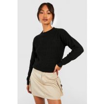 Pull Style Marin À Col Ras-Du-Cou - Noir - L, Noir