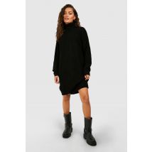 Robe Pull À Col Roulé - Noir - S, Noir