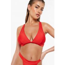 Haut De Maillot De Bain Effet Push-Up - Rouge - 32F, Rouge