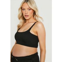 Maternité - Bralette D'Allaitement En Coton - Noir - M, Noir