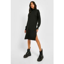 Robe Pull À Col Roulé - Noir - M, Noir